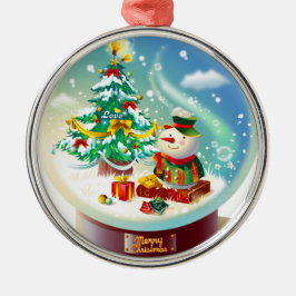 Adorno Metálico Feliz Navidad