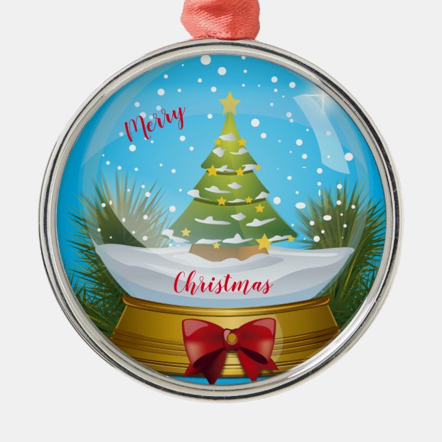 Adorno Metálico Feliz Navidad (Frente)