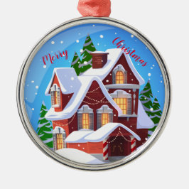 Adorno Metálico Feliz Navidad