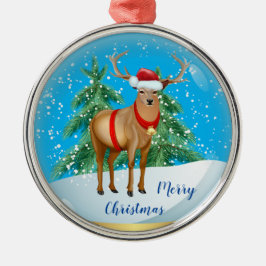 Adorno Metálico Feliz Navidad