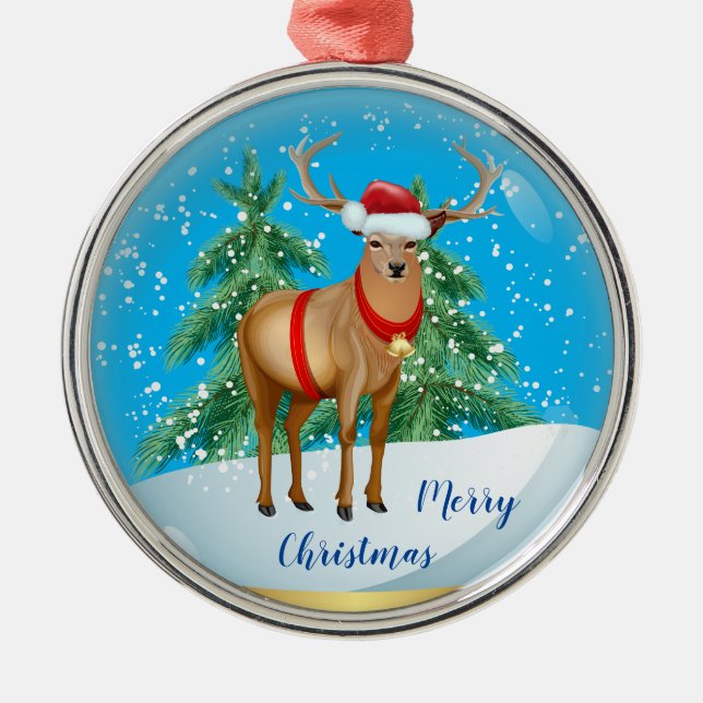 Adorno Metálico Feliz Navidad (Frente)