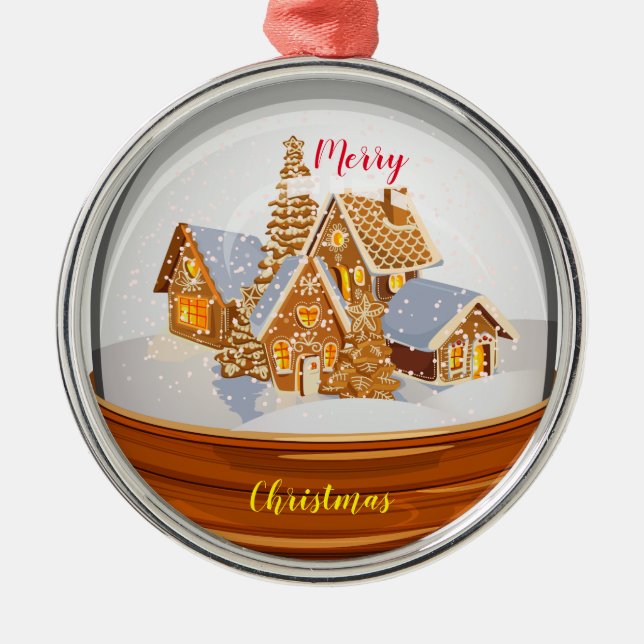 Adorno Metálico Feliz Navidad (Frente)