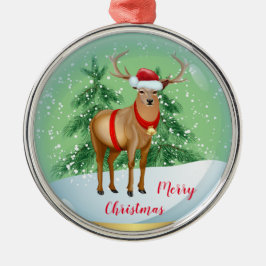 Adorno Metálico Feliz Navidad