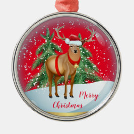 Adorno Metálico Feliz Navidad