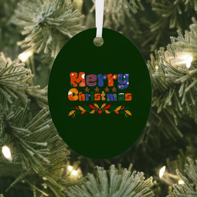 Adorno Metálico Feliz Navidad (in situ)