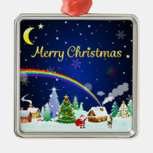 Feliz Navidad con la luna creciente