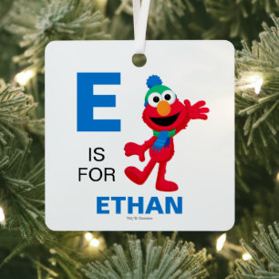 Adorno Metálico Feliz Navidad de Elmo
