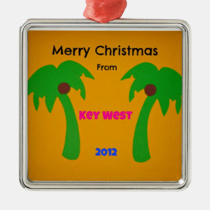 Adorno Metálico Feliz Navidad desde el oeste clave 2012