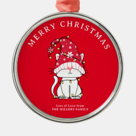 Adorno Metálico Feliz Navidad Gracioso Navidad lindo