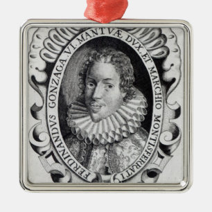 Adorno Metálico Fernando Gonzaga, duque de Mantua