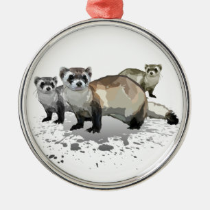 Adorno Metálico Ferrets