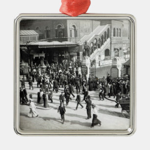 Adorno Metálico Ferrocarril de calle amplia, Londres, c.1890