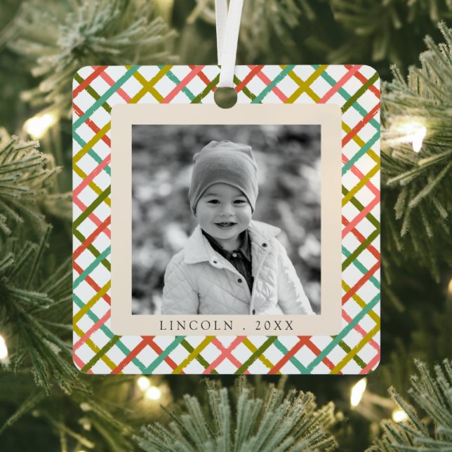 Adorno Metálico Festividad de los Navidades de fotos modernos y co (in situ)