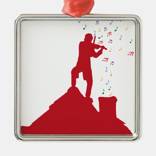 Adorno Metálico Fiddler (Frente)