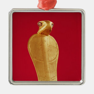 Adorno Metálico Figura de la cobra Netjer-Ankh