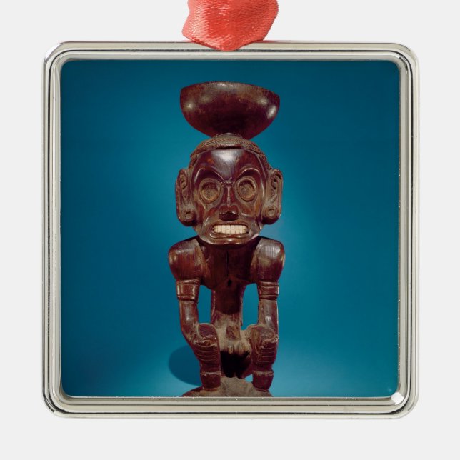 Adorno Metálico Figura de la deidad, República Dominicana (Frente)