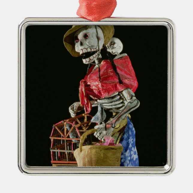 Adorno Metálico Figura para el día de los muertos (Frente)