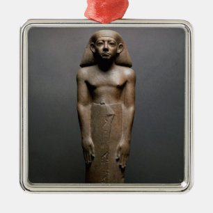 Adorno Metálico Figurilla de Amenemhatankh, trabajador en