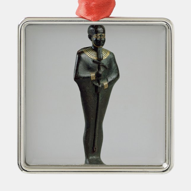 Adorno Metálico Figurilla de dios Ptah (Frente)