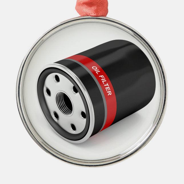 Adorno Metálico Filtro de aceite del automóvil (Frente)