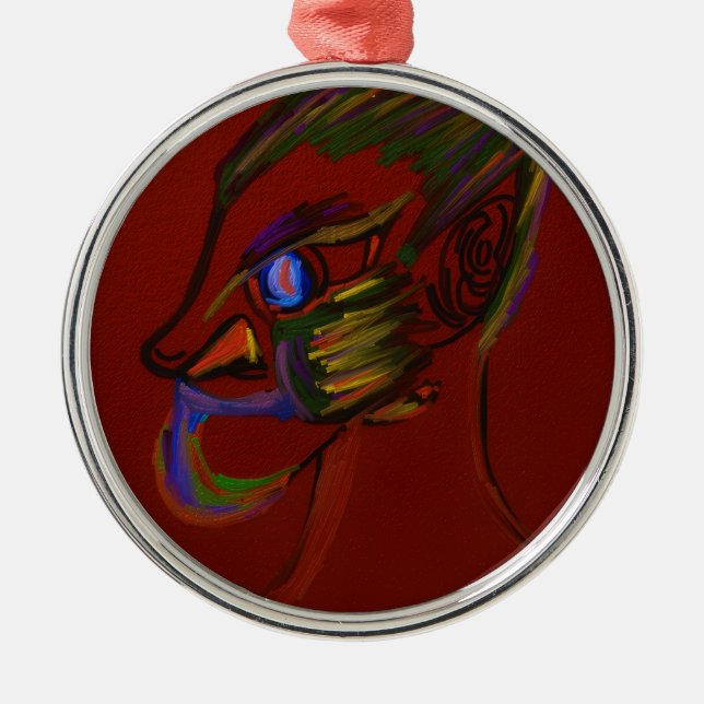 Adorno Metálico Fire Warrior (Frente)