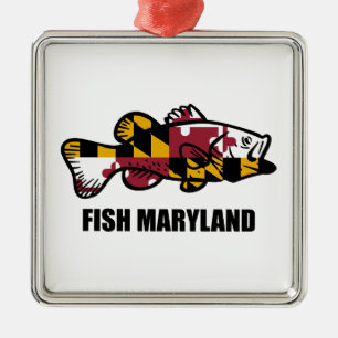 Adorno Metálico Fish Maryland