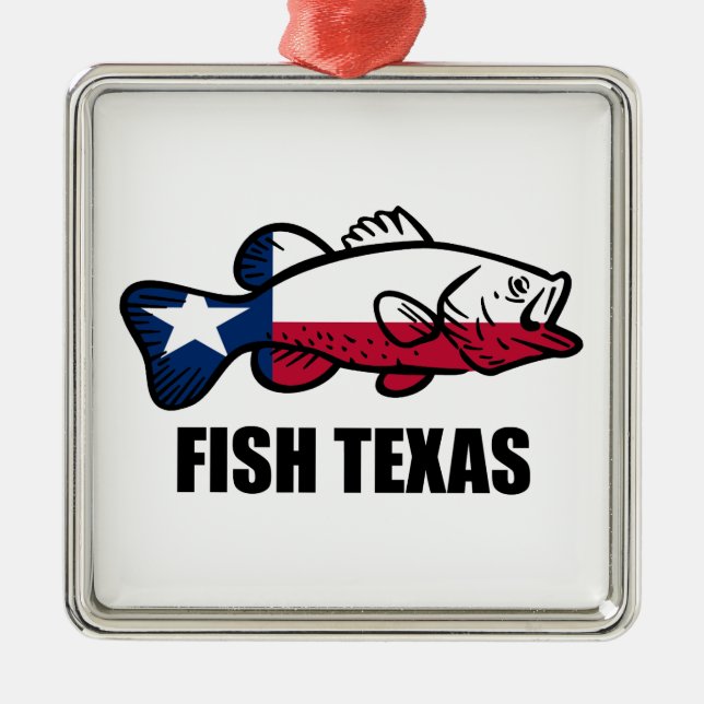 Adorno Metálico Fish Texas (Frente)