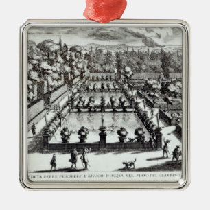 Adorno Metálico Fishponds en el d'Este del chalet, Tivoli, de 'Le