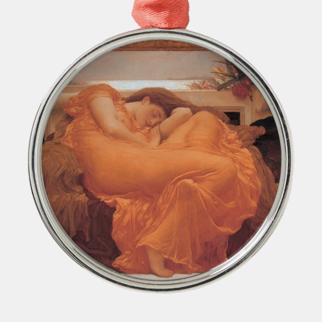 Adorno Metálico Flaming June (Frente)