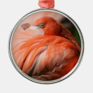 Adorno Metálico Flamingo Ornament