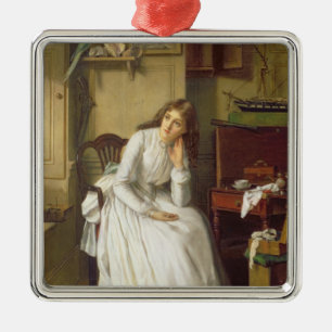 Adorno Metálico Flo Dombey en Parlour de capitán Cuttle's