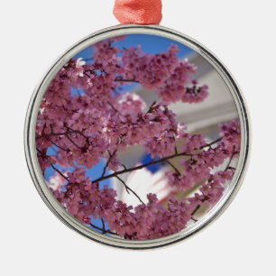 Adorno Metálico Flor de Cerezo Sakura Americana