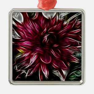 Adorno Metálico Flor de Crimson