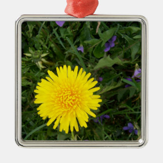 Adorno Metálico Flor de león