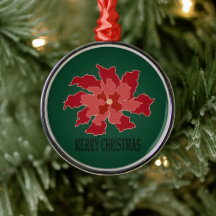 Flor de Nochebuena Feliz Navidad