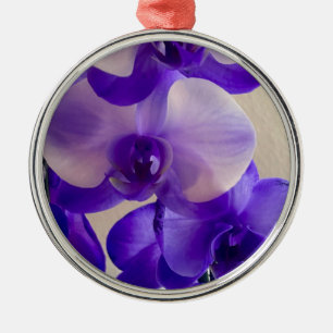 Adorno Metálico Flor morada