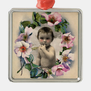 ADORNO METÁLICO FLORAL CROWN, ROSAS SALVAJES PLANTILLA DE FOTOS DE