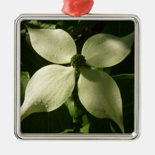 Adorno Metálico Floral de primavera de Dogwood Blossom iluminada p
