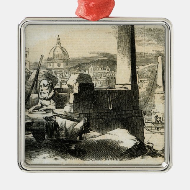 Adorno Metálico Florencia, del Ponte de Perro (Frente)