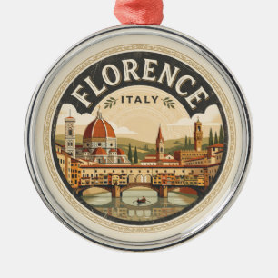 Adorno Metálico Florencia histórica Italia