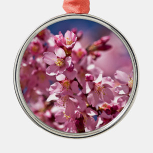 Adorno Metálico Flores de Cerezo Sakura Besadas por la Luz del Sol
