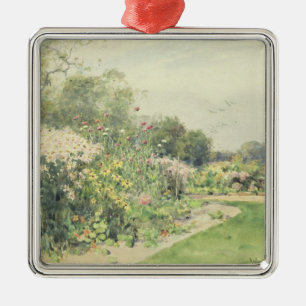 Adorno Metálico Flores de octubre