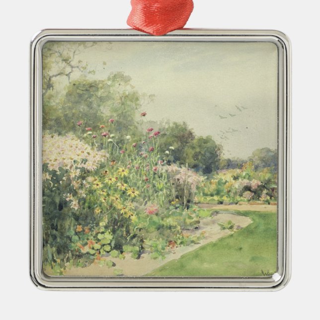 Adorno Metálico Flores de octubre (Frente)