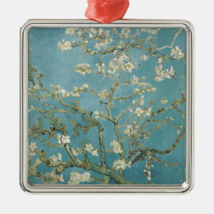 Adorno Metálico Flores Gogh Ramas Flores de Almendro Naturaleza