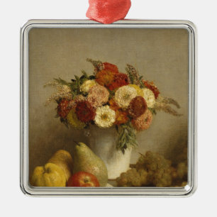 Adorno Metálico Flores y fruta, 1865