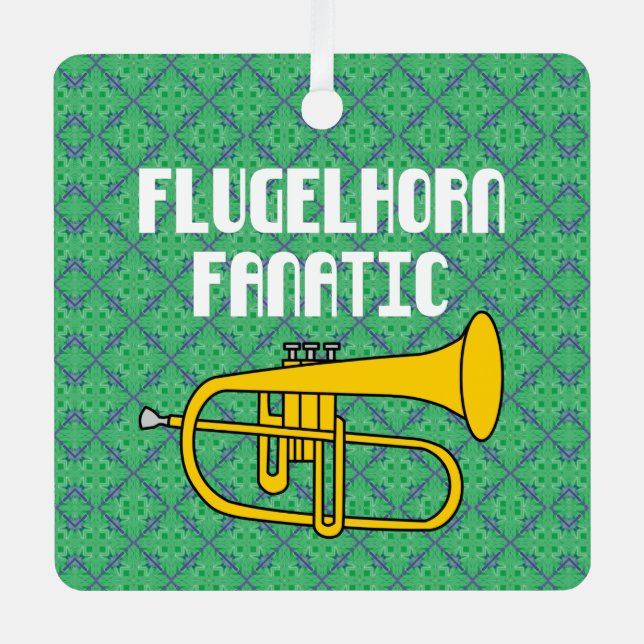 Adorno Metálico Flugelhorn Fanatic (Anverso)