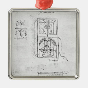 Adorno Metálico Fol. 54r del manuscrito B, 1488-90 de París