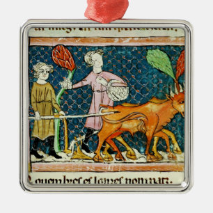 Adorno Metálico Fol.59r octubre: Arado