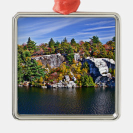 Adorno Metálico Foliage otoñal alrededor del lago Minnewaska