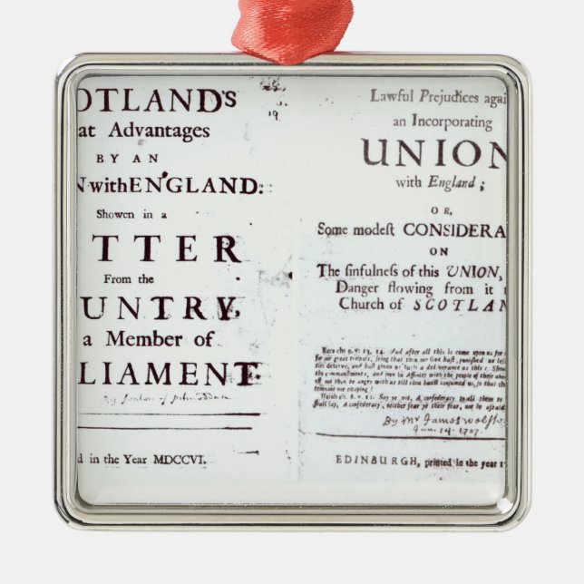 Adorno Metálico Folletos que muestran ambos lados (Frente)